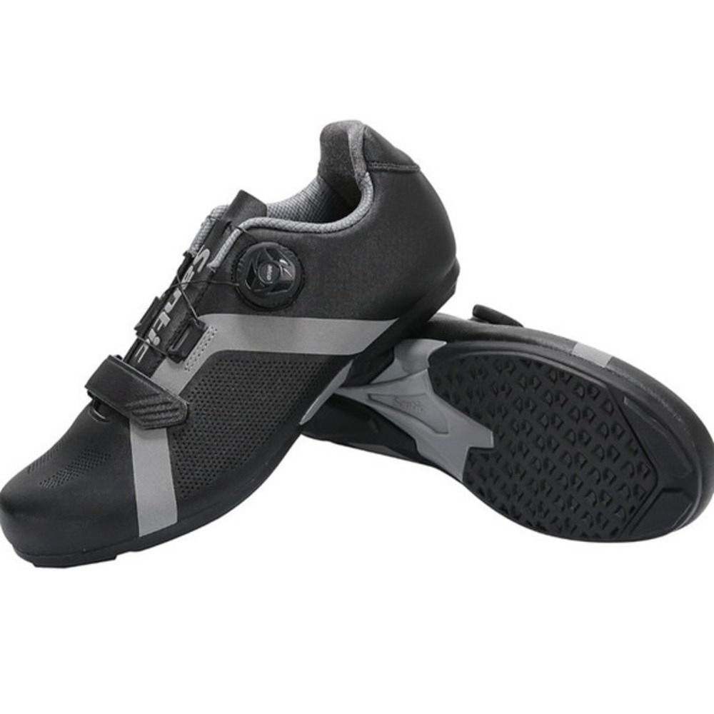 Santic Apollo Cycling Shoes EU40 US Women Sz 8 Black BOA Clip In Road‎ Bike Spin